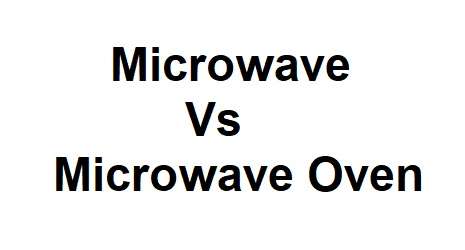 microwave vs microwave oven